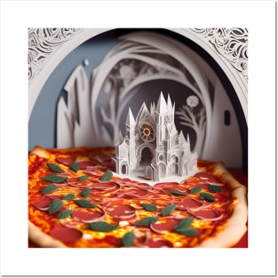 Wonderous PaperCraft Pizza Posters and Art